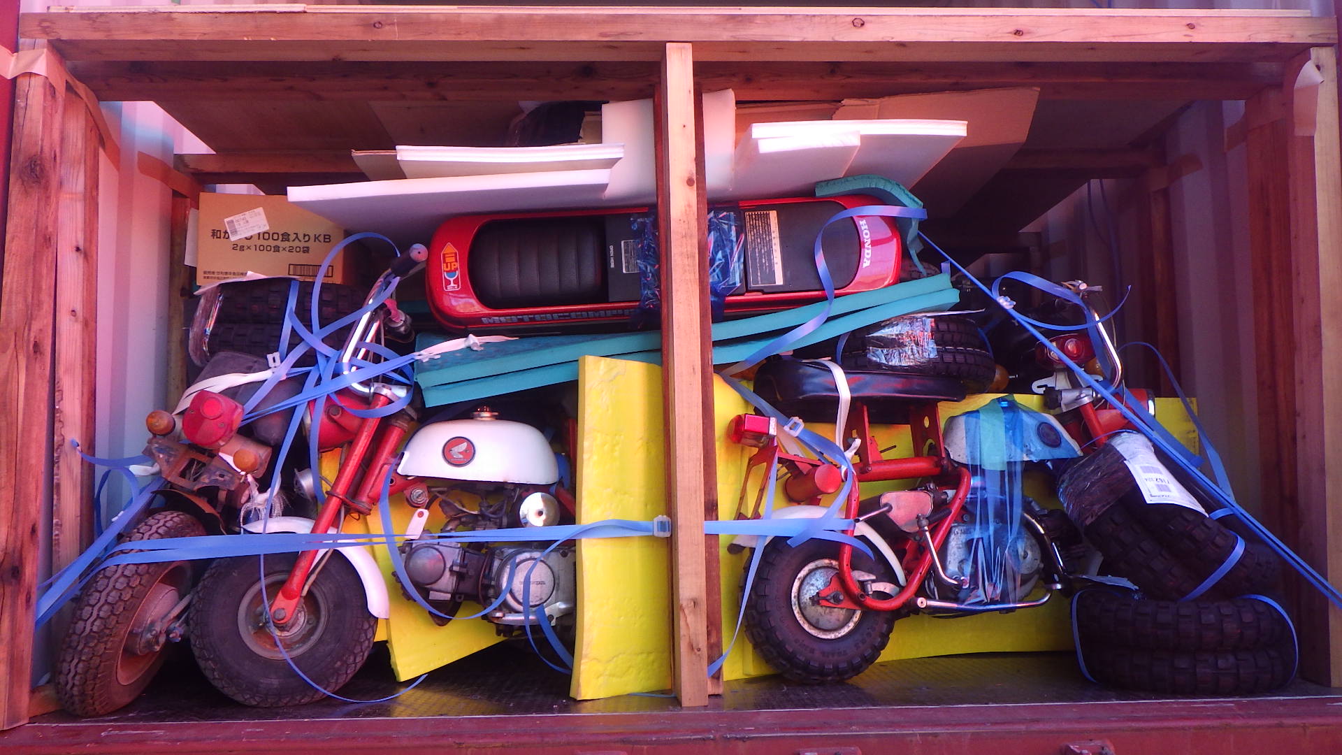 Shipping Example: 20ft Container of 48 Motorcycles Shipping to Europe